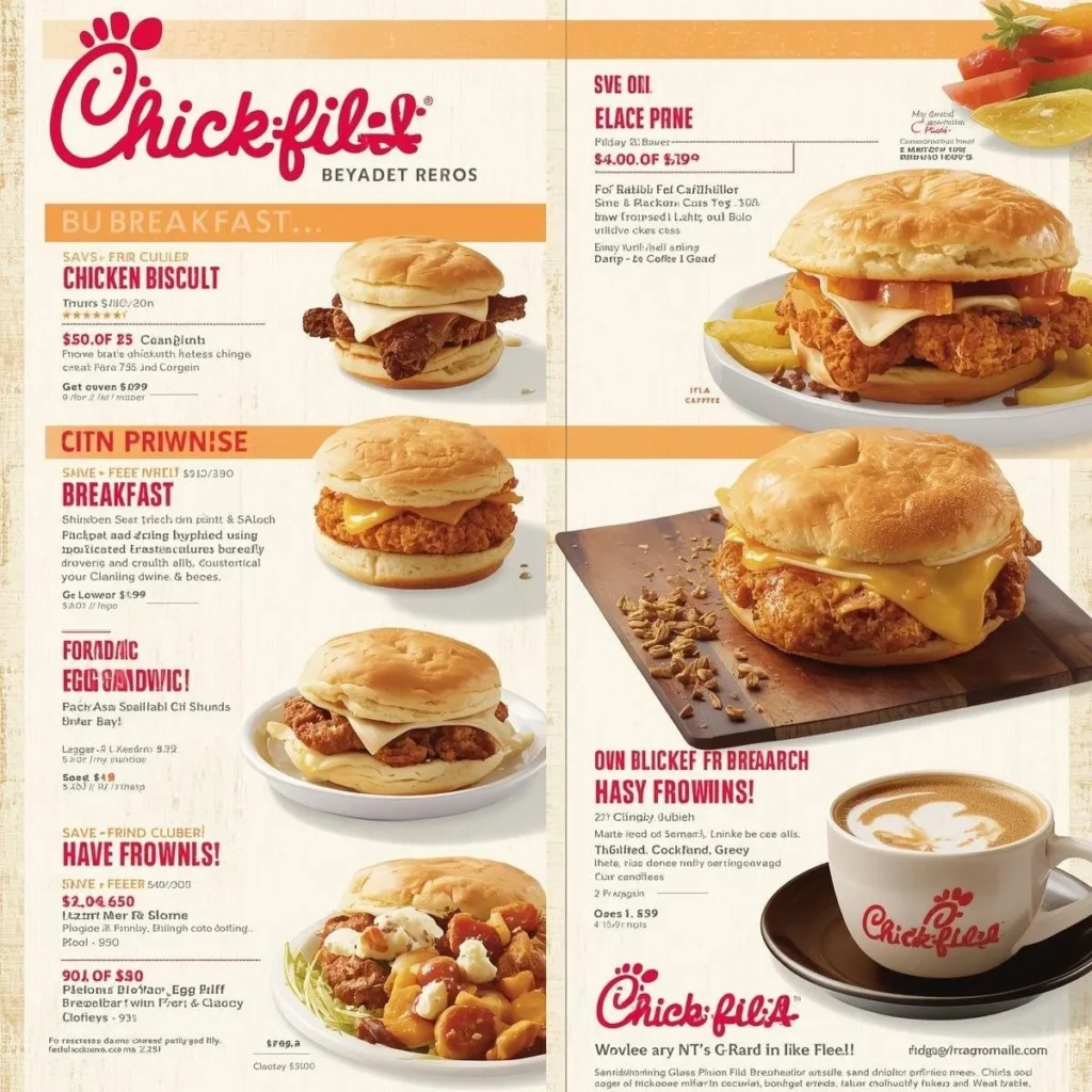 Chick-fil-A Breakfast Menu