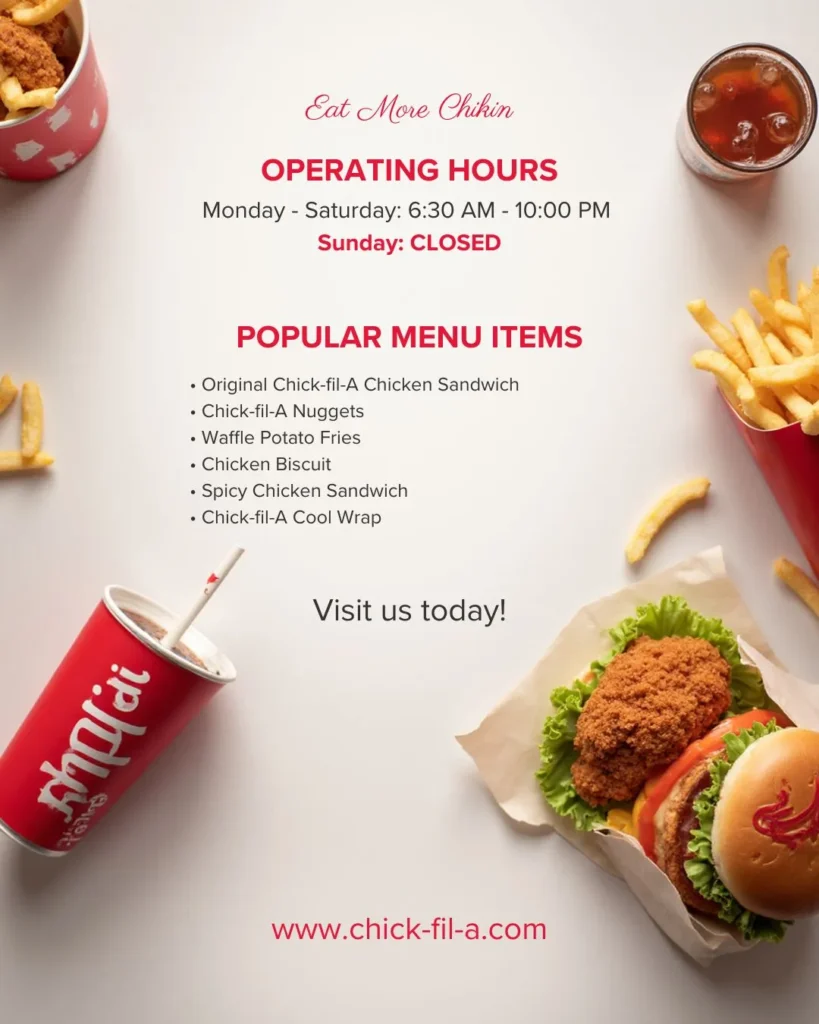 Chick-fil-A HOURS