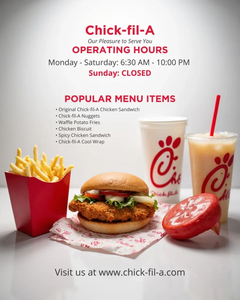 Chick fil A Hours