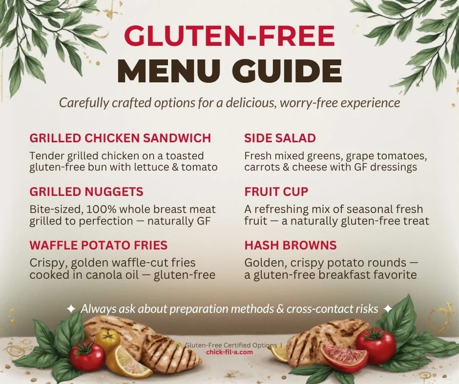 Chick-fil-A GLUTEN-FREE Menu Guide