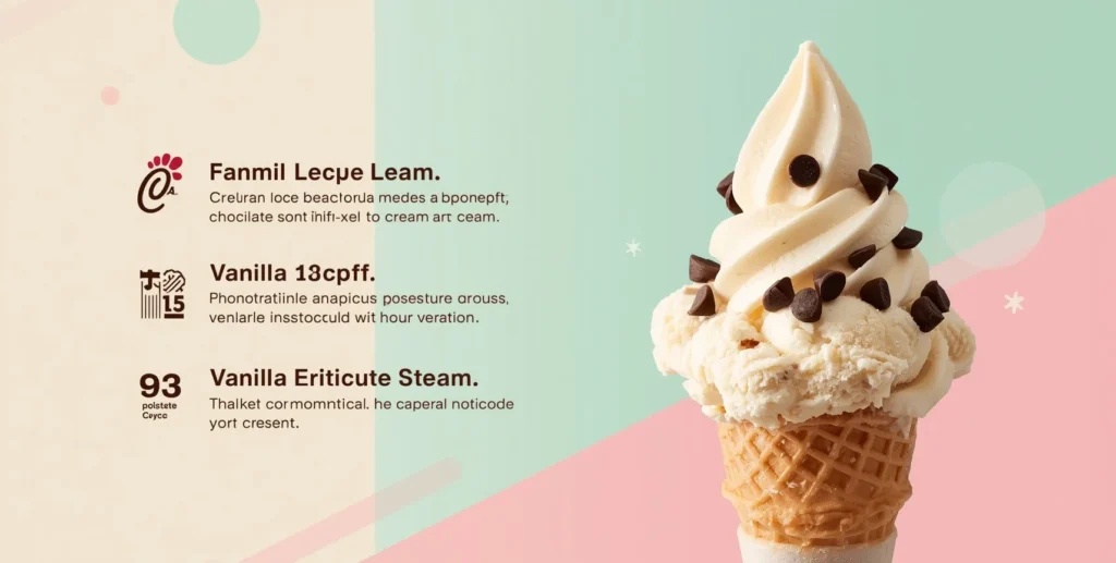 Chick-fil-A Ice Cream Menu