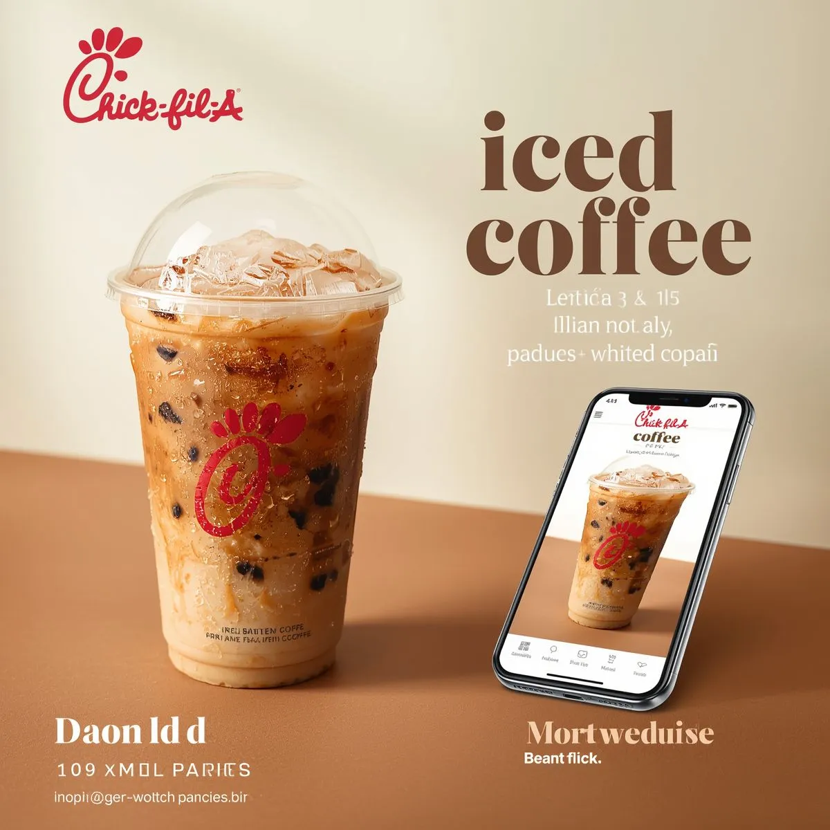 Chick-fil-A Iced Coffee Menu With Prices
