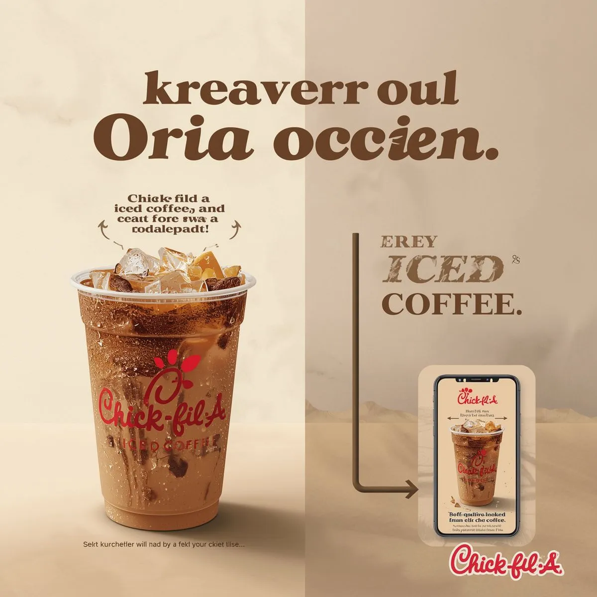 Chick-fil-A Iced Coffee Menu