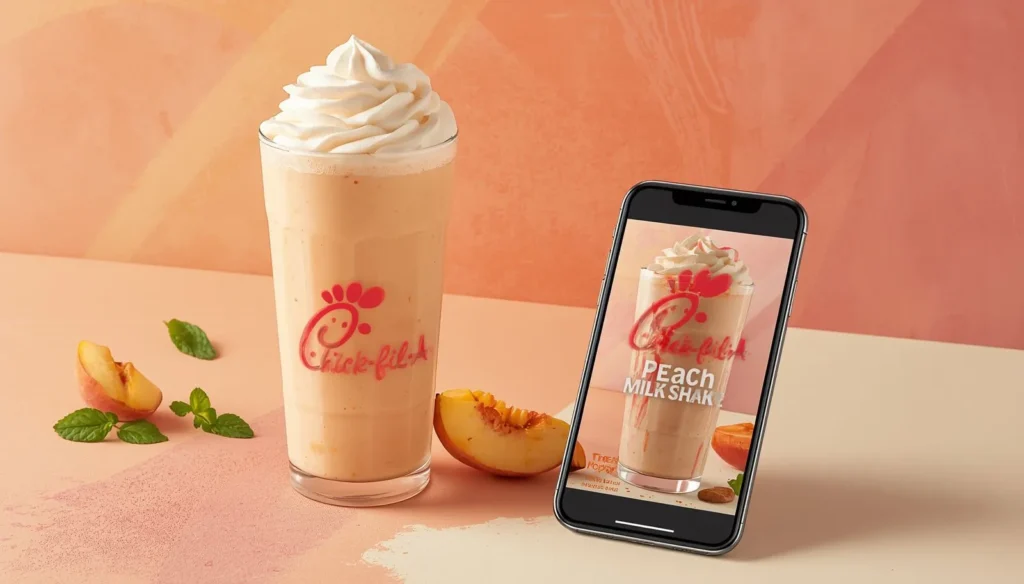 Chick-fil-A Peach Milkshak Menu With Price