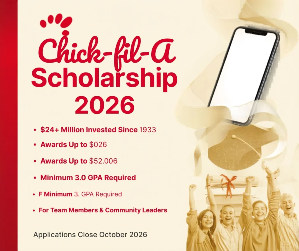 Chick-fil-A Scholarship 2026