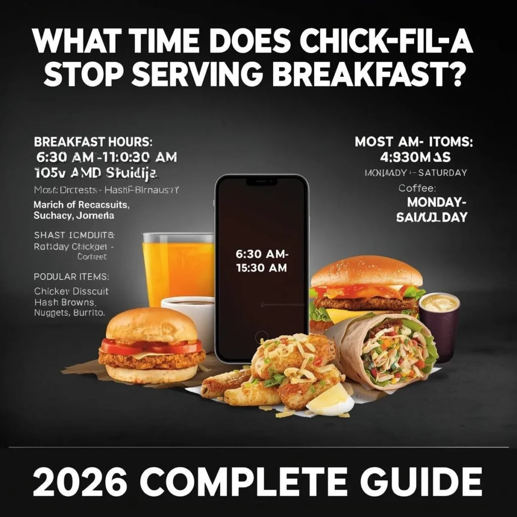 What Time Does Chick-fil-A Start-Stop Serving Breakfast