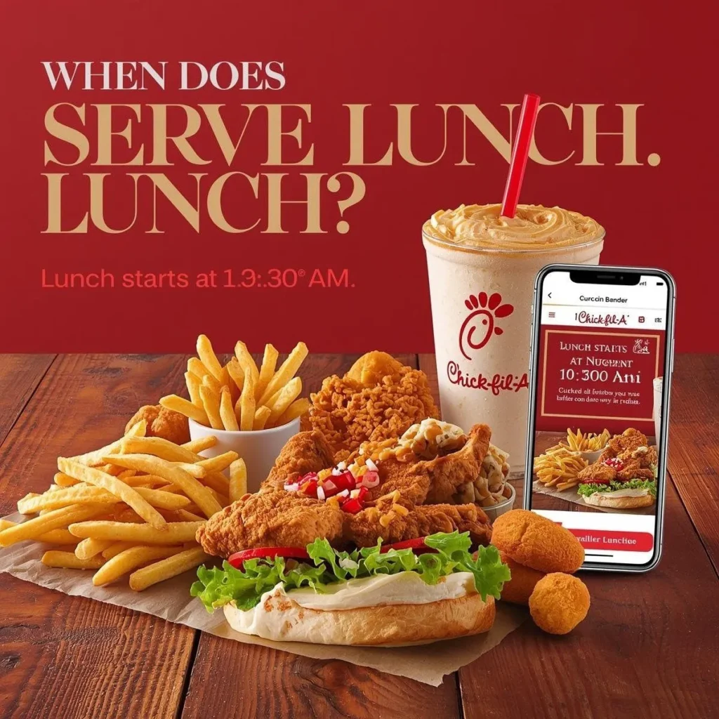 When Does Chick-fil-A Serve Lunch & Lunch Menu