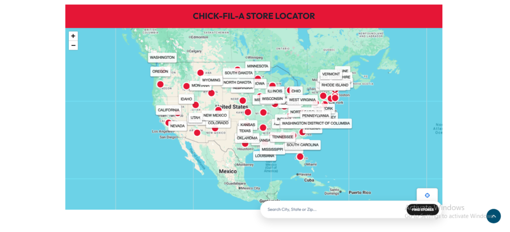 Chick-fil-A Near Me Tool