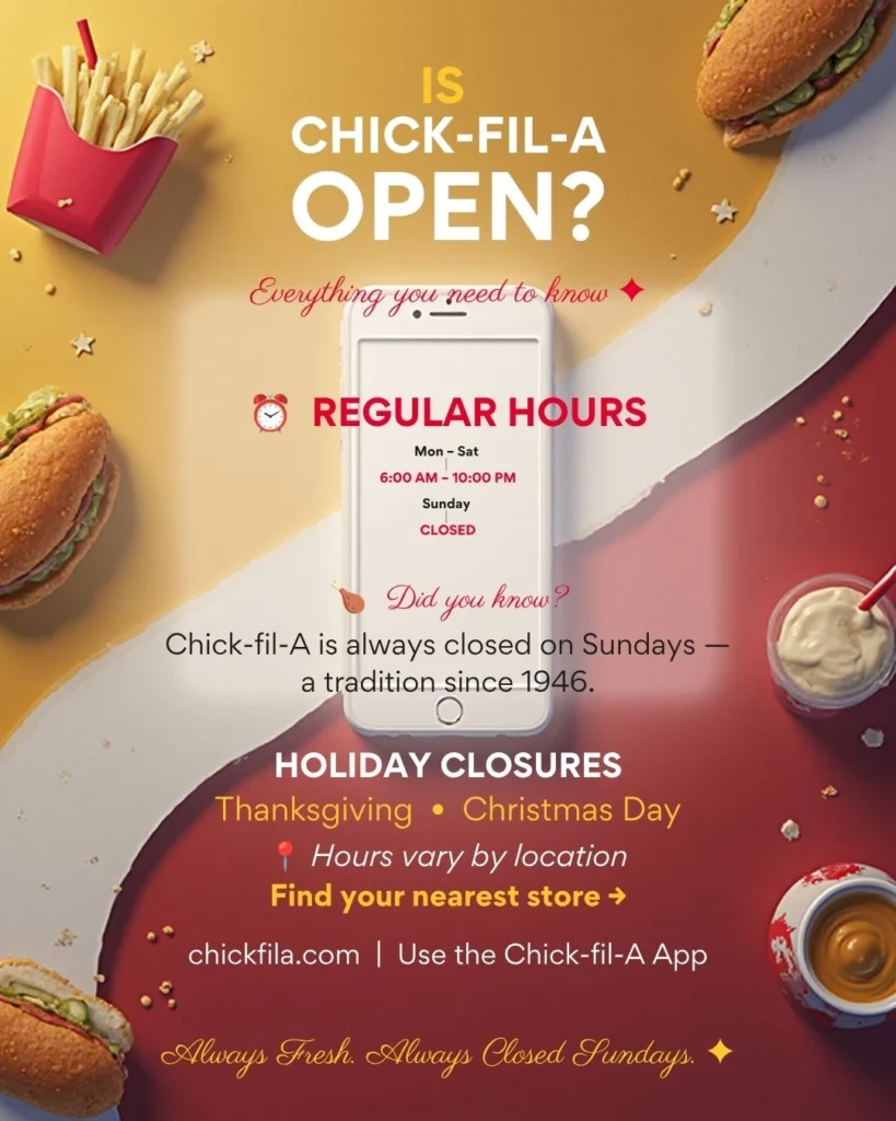 Is Chick-fil-A Open Today