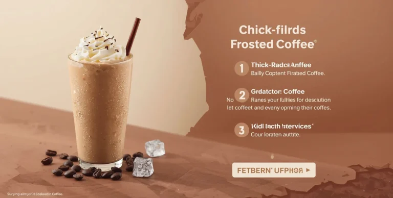 Chick-fil-A Frosted Coffee Menu