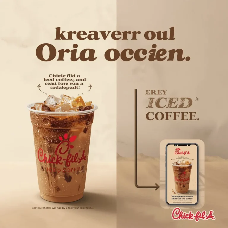 Chick-fil-A Iced Coffee Menu